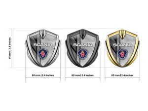 Scania Emblem Fender Badge Sports Style Glossy